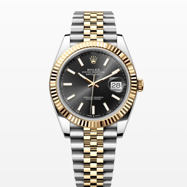 Date just black dial 41mm 2Tone Jubilee