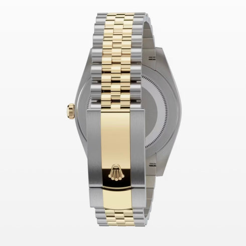 Date Just white dial 41mm 2Tone Jubilee