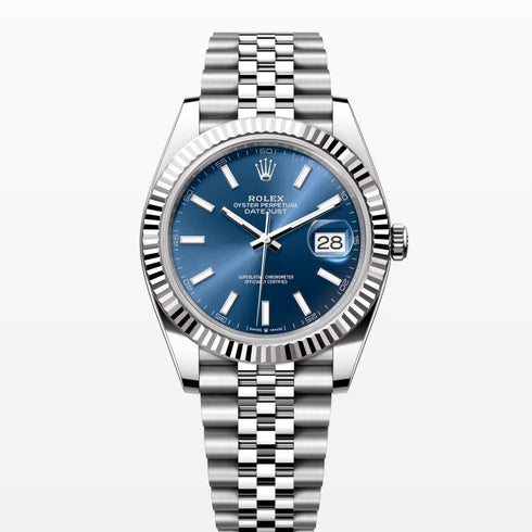 Date Just blue dial 41mm Jubilee
