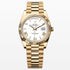 Day Date White roman Dial 40mm gold president