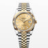 Date Just gold dial 41mm 2Tone jubilee
