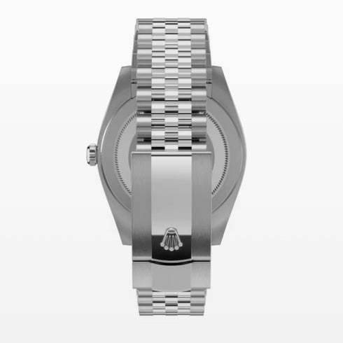 Date Just black dial 41mm Jubilee