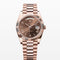 Day Date brown dial 40mm rose gold president