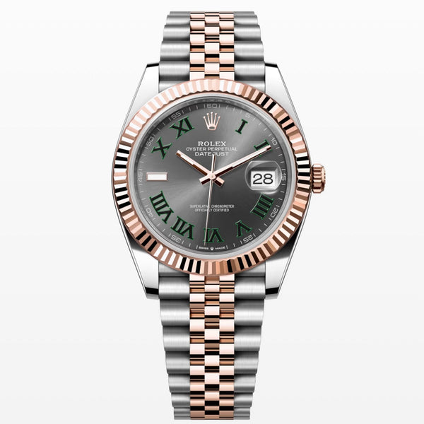 Date Just 41mm 2Tone silver/rose jubilee