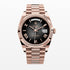 Day Date black/rose Roman Dial 40mm rose gold president