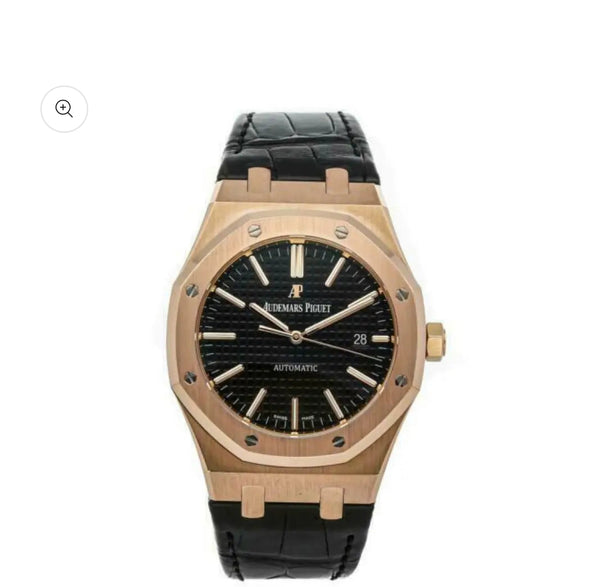 Audemars Piguet Royal Oak 41mm Rose Gold Leather Strap