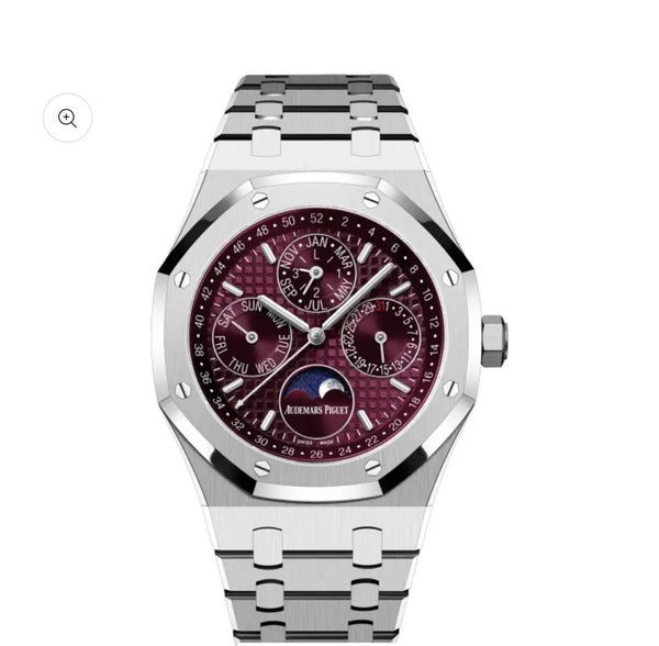 Audemars Piguet Royal Oak Chronografh Watch Purple Dial 41mm