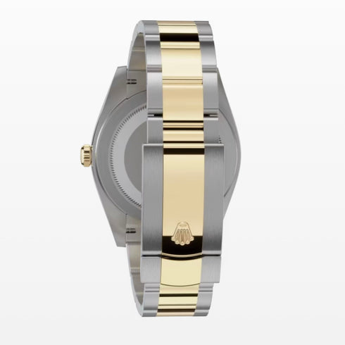 Date Just gold dial 41mm 2Tone Oyster