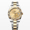 Date Just gold dial 41mm 2Tone Oyster
