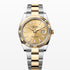 Date Just gold dial 41mm 2Tone Oyster