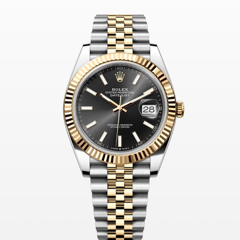 Date just black dial 41mm 2Tone Jubilee