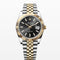 Date just black dial 41mm 2Tone Jubilee