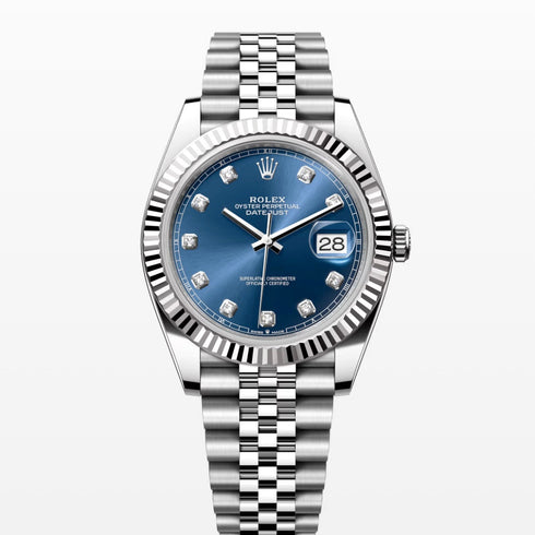 Date Just blue dial 36mm Jubilee