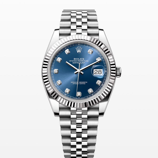 Date Just blue dial 36mm Jubilee