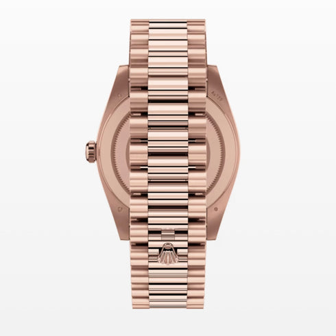 Day Date black/rose Roman Dial 40mm rose gold president