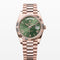 Day Date Green Dial 40mm rose gold president