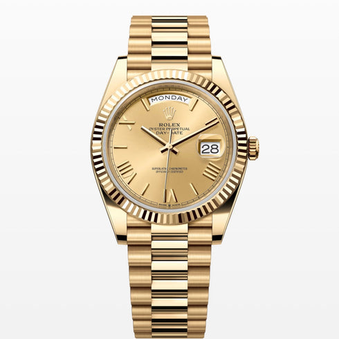 Day Date Gold Roman Dial 40mm gold president