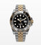 GMT Master 2 Two Tone Black Dial Jubille