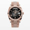 Day Date black/rose Roman Dial 40mm rose gold president