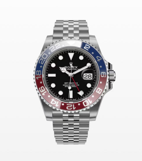 GMT-Master 2 Pepsi Black Dial Jubilee 40mm