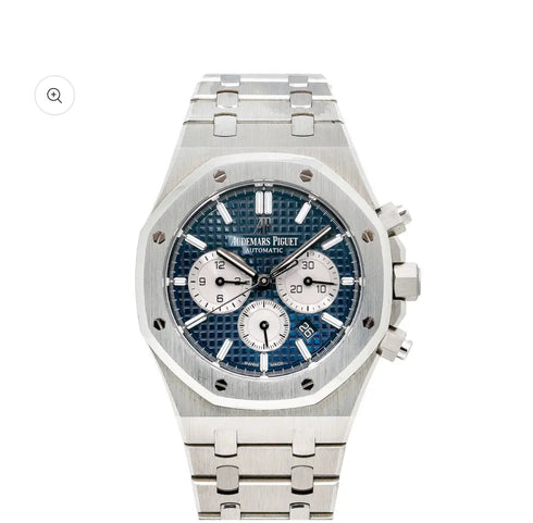 Audemars Piguet Royal Oak Chronografh Watch Blue Dial 41mm
