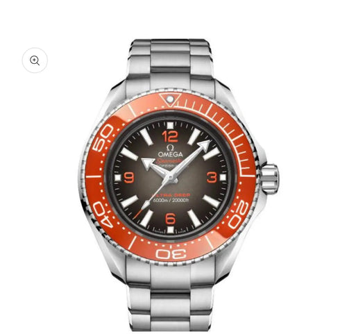 Ocean Ultra Deep Grey Dial Orange Bezel 6000M Chronometer 45.5mm Rubber