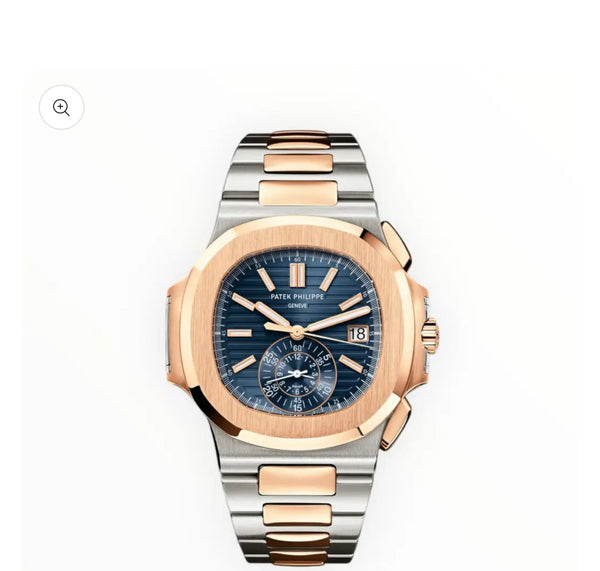 Nautilus Automatic Two Tone Blue Dial 40.5mm