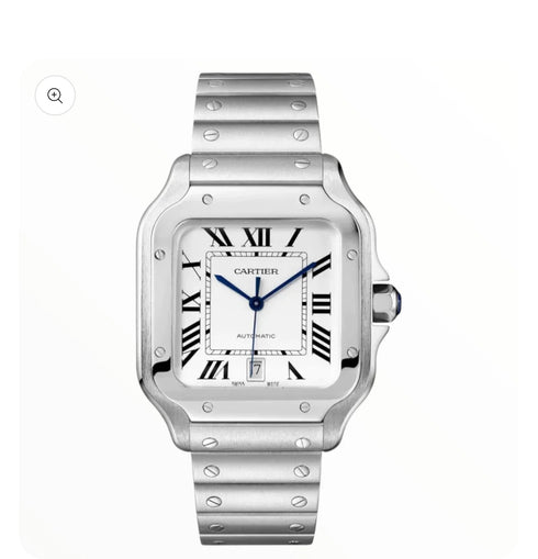 Santos Watch Steel White Dial